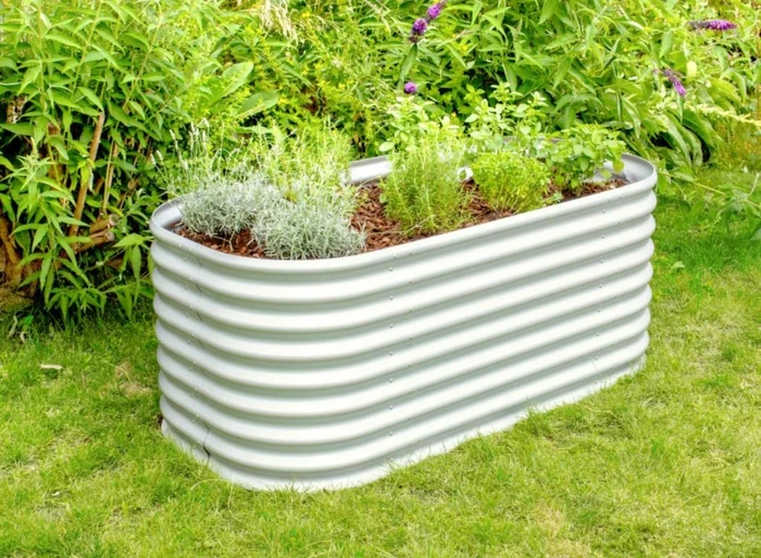 Vitavia Terra 630 Basic Hochbeet oval 162x82cm blank