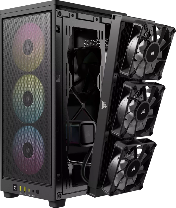 Corsair 2000D RGB Airflow, schwarz, Mini-ITX