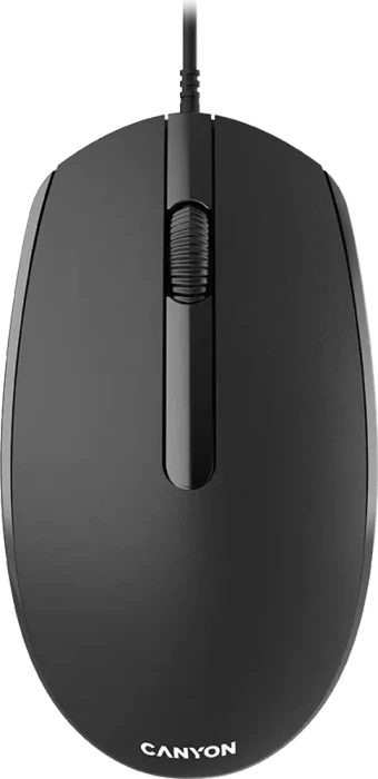 Canyon M-10 Wired Mouse, schwarz, USB