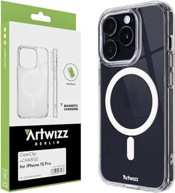 Artwizz ClearClip + Charge für Apple iPhone 15 Pro
