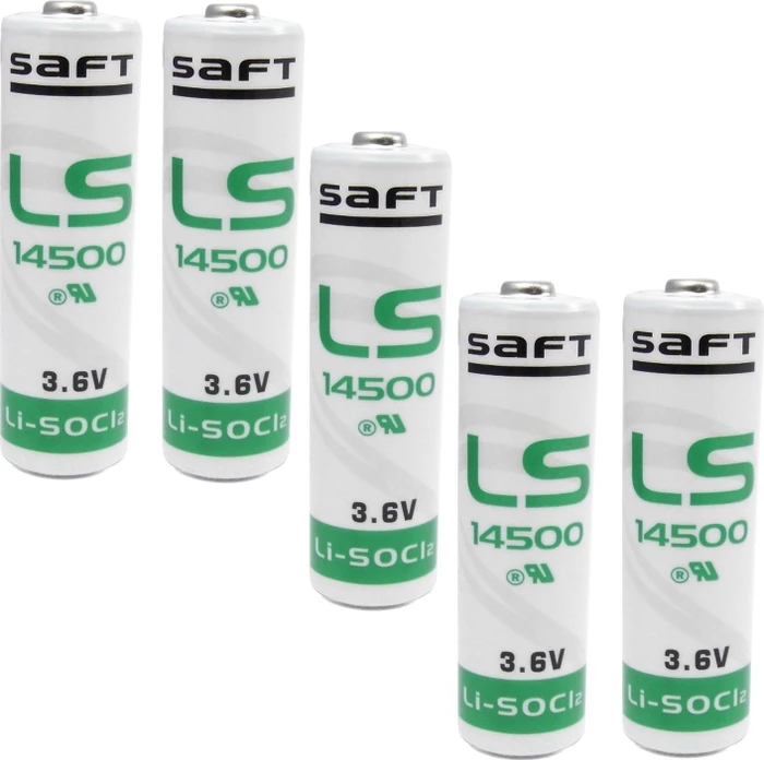 Saft LS 14500 Mignon AA (ER14500), 5er-Pack