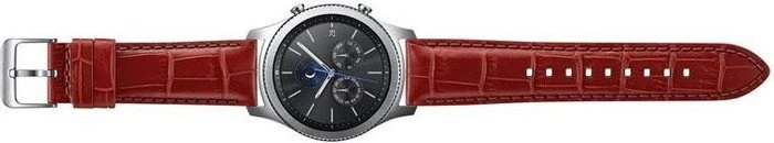 Samsung Lederarmband Alligator Grain für Samsung Gear S3 rot
