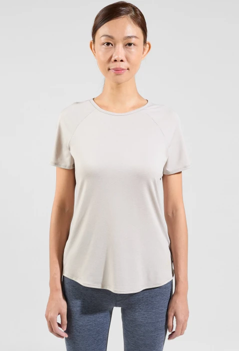 Odlo Active 365 Funktionsshirt kurzarm silver cloud melange (Damen)