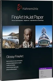 Hahnemühle Digital Glossy FineArt Photo Rag Satin Fotopapier seidenmatt weiß, A2, 310g/m², 25 Blatt
