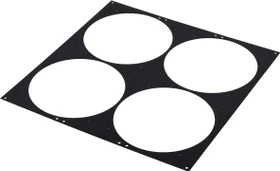 Alphacool SuperNova 1260 Lüfterblende 4x200mm, schwarz