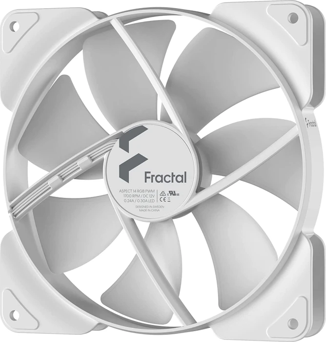 Fractal Design Aspect 14 RGB PWM White Frame, weiß, 140mm