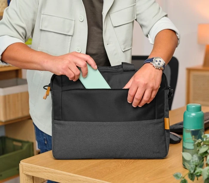 Trust Lisboa Laptop Tasche 16" schwarz/grau