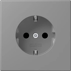 Jung SCHUKO-Steckdose, 16 A 250 V ~, Schraubklemmen, Duroplast lackiert, Serie LS, gris 31