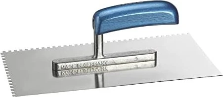 kwb Glättkelle Edelstahl 4x4mm gezahnt, 280x130mm