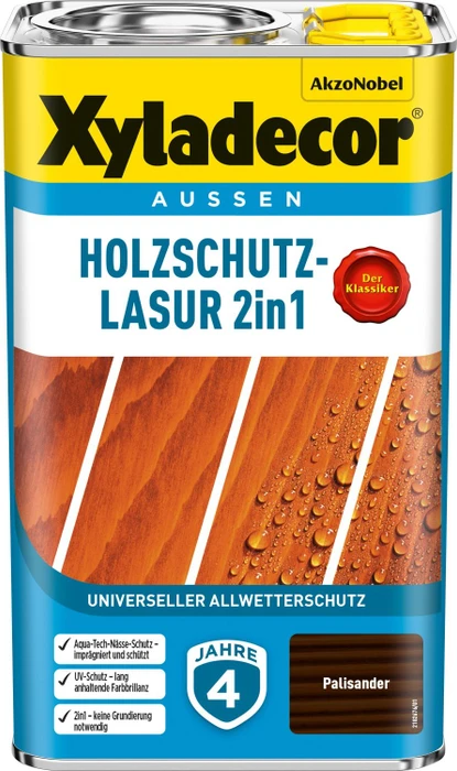 Xyladecor Holzschutz-Lasur palisander, 2.5l