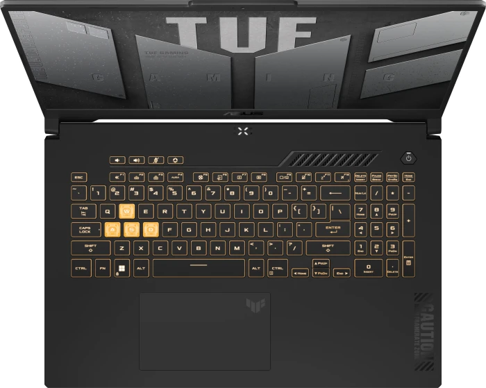 ASUS TUF Gaming F17 (2023) FX707VI-HX057W, Mecha Gray, Core i7-13620H, 32GB RAM, 2TB SSD, GeForce RTX 4070, DE