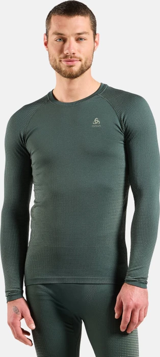 Odlo Performance Warm Baselayer Funktionsshirt langarm urban chic (Herren)