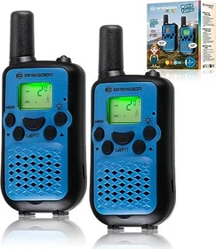 Bresser Junior Walkie-Talkie blau, 2er-Pack