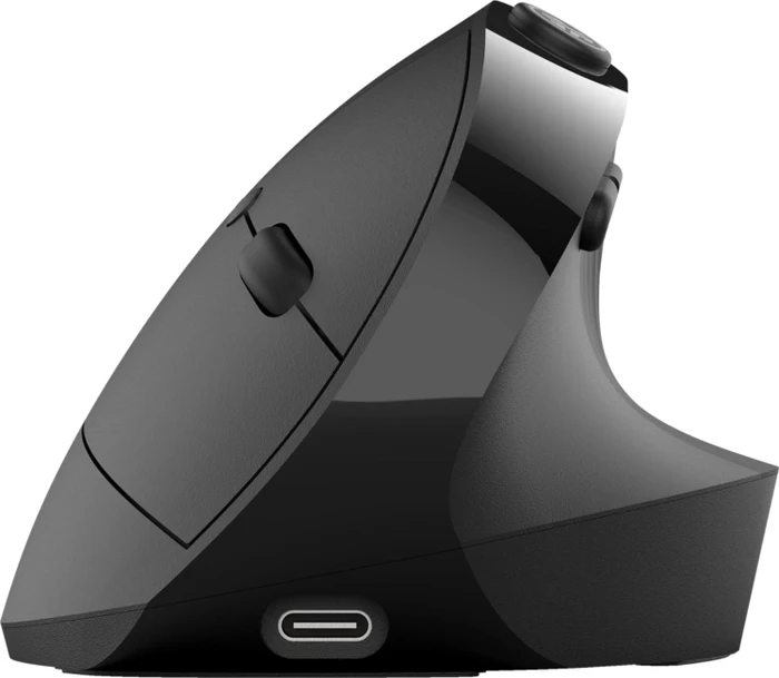 JLab JBuds Ergonomic Wireless Vertical Mouse, schwarz, USB/Bluetooth
