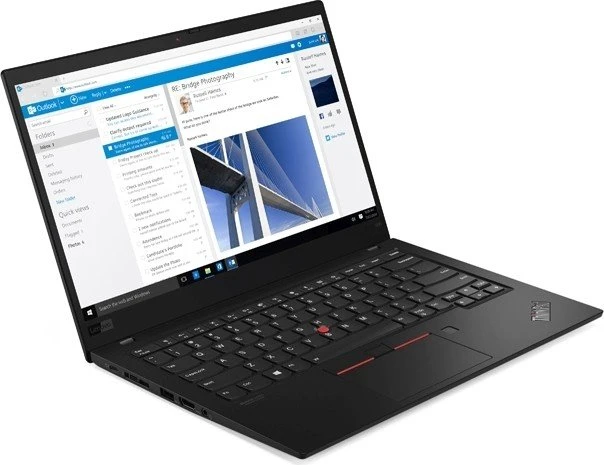 Lenovo ThinkPad X1 Carbon G7, Black Paint, Core i5-8265U, 8GB RAM, 256GB SSD, DE