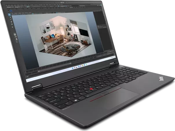 Lenovo ThinkPad P16v G1 (AMD), Thunder Black, Ryzen 9 PRO 7940HS, 64GB RAM, 1TB SSD, RTX 2000 Ada Generation, DE