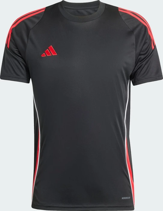adidas Tiro 24 Trikot kurzarm black/pure ruby (Herren)