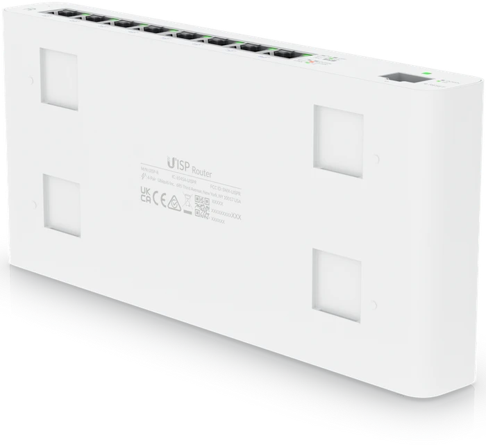 Ubiquiti UISP Router Desktop Gigabit Router, 8x RJ-45, 1x SFP, 110W passiv PoE