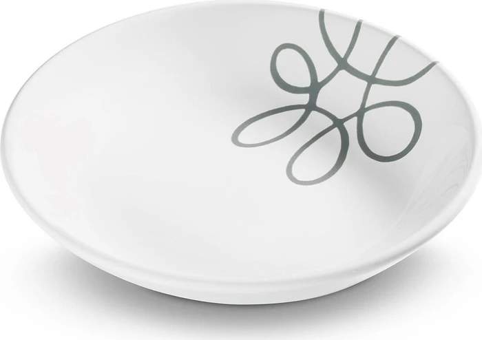 Gmundner Keramik Pur geflammt Suppenteller 20cm grau