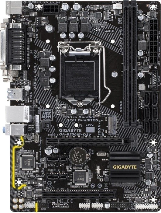 GIGABYTE GA-B250M-D3V (Intel 1151)