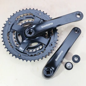 Shimano Tourney FC-TY501 48/38/28 Zähne Kurbelgarnitur 175mm schwarz