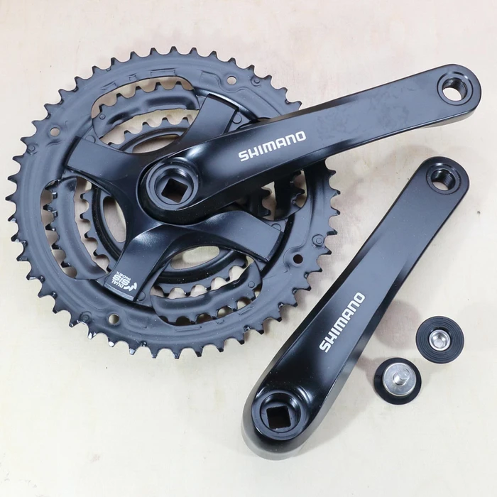 Shimano Tourney FC-TY501 48/38/28 Zähne Kurbelgarnitur 175mm schwarz