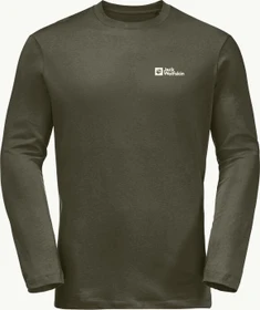 Jack Wolfskin Essential Longsleeve Funktionsshirt langarm island moss (Herren)