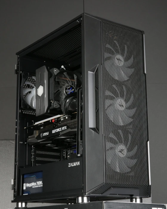 Zalman i3 Neo, schwarz, Glasfenster