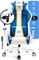 Diablo Chairs X-One 2.0 Normal Gamingstuhl, Aqua Blue, blau/weiß Vorschaubild