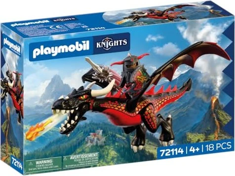 playmobil Knights Schwarzer Drache