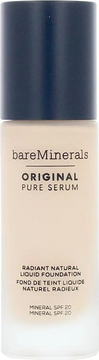 bareMinerals Pure Serum Radiant Natural Liquid Foundation 1 fair warm LSF20, 30ml