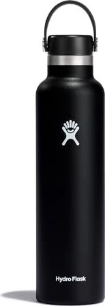 Hydro Flask Standard Mouth Isolierflasche 710ml schwarz