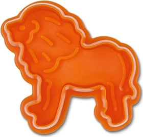Städter Präge-Ausstecher mit Auswerfer Löwe 5.5cm orange
