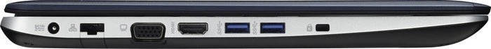 ASUS F555LN-DM358H, blau, Core i5-5200U, 8GB RAM, 1TB HDD, GeForce 840M, DE