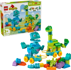 LEGO DUPLO - Dinos auf Rädern 3-in-1-Set