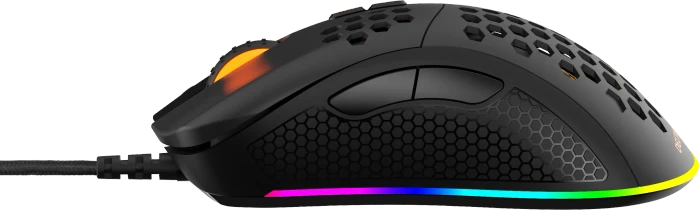 Deltaco DM210 Ultra-Light Gaming Mouse schwarz, USB