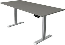 Kerkmann Move 1 elektrisch höhenverstellbarer Sitz-Steh-Schreibtisch 180x80cm graphit/silber