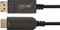 InLine DisplayPort 1.2/HDMI Adapterkabel mit Glasfaser AOC 4k/60Hz schwarz, 15m Vorschaubild