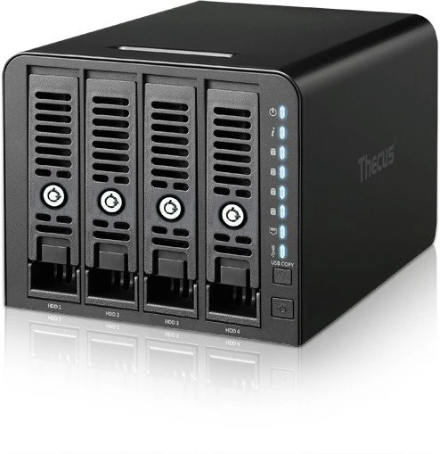 Thecus N4350, 1GB RAM, 1x RJ-45 1000Base-T, 2x USB-A 3.0