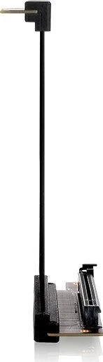 Thermaltake Riser Kabel, gewinkelt, PCIe 4.0, 130mm, schwarz