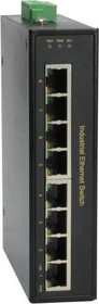 LevelOne IFP-08 Industrial Railmount Switch, 8x RJ-45, 200W PoE+ (IFP-0801 / 55051707)