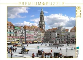 Calvendo Dresden - Kreuzkirche und Altmarkt um 1900