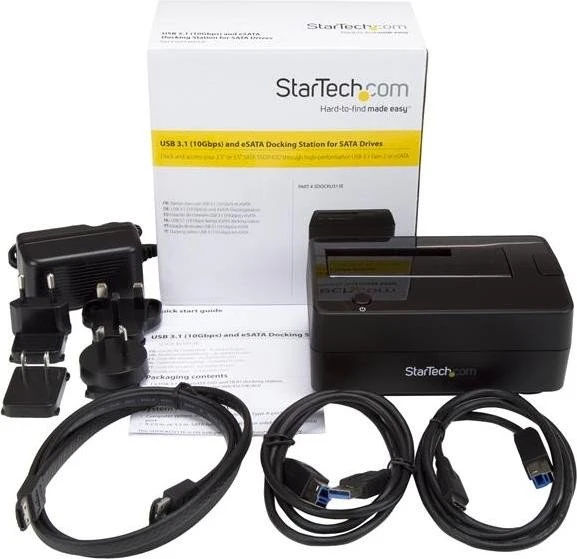 StarTech HDD-Dock, USB-B 3.1/eSATA