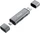 Equip Dual-Slot-Cardreader with 1 Port USB 3.0 Hub, USB 3.0 [Stecker, Multi] (245460)