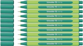 Schneider Line-Up Tintenroller (Mine) nautic green, 10er-Pack