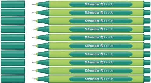 Schneider Line-Up Tintenroller (Mine) nautic green, 10er-Pack
