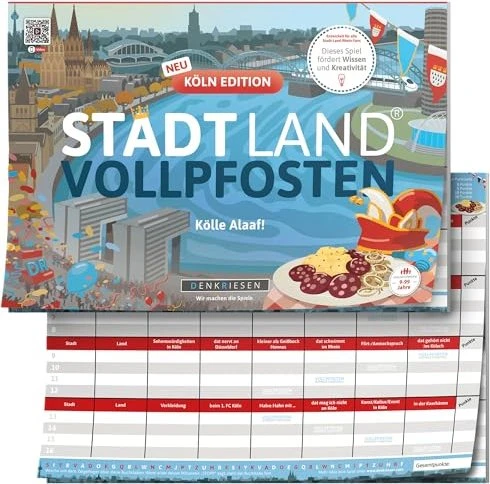 Stadt Land Vollpfosten - Köln Edition - Kölle Alaaf!