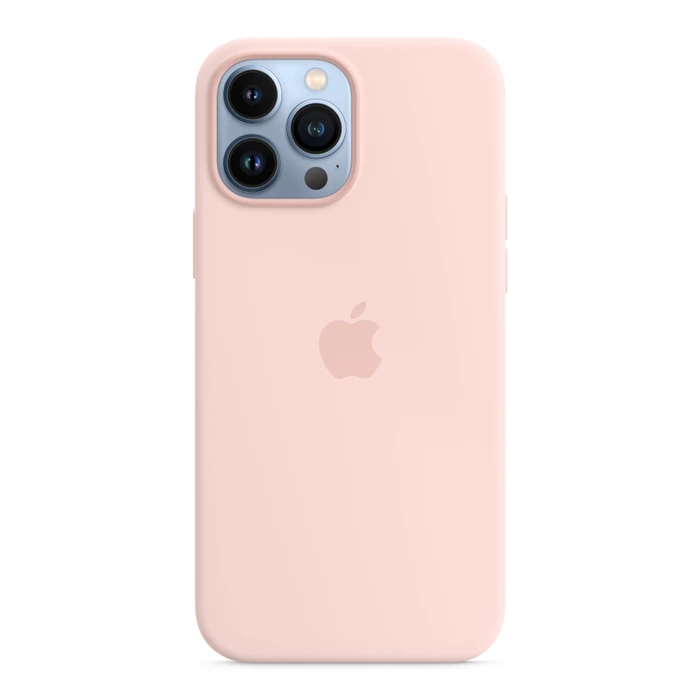 Apple Silikon Case mit MagSafe für iPhone 13 Pro Max kalkrosa