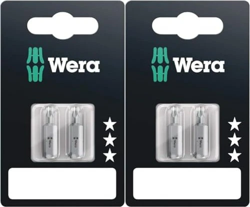 Wera 867/1 SB Torx Bit 1/4", T10x25mm, 2 Stück