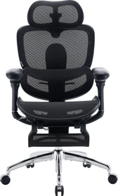 Sihoo Doro C300 Pro V2 adaptiver ergonomischer Bürostuhl, mit Fußstütze, schwarz